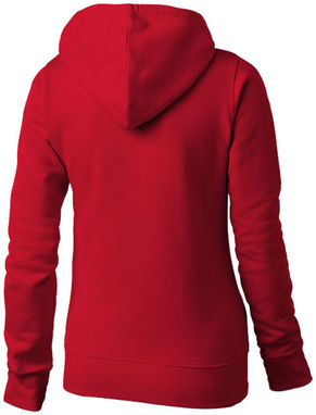 Женский свитер с капюшоном Alley, цвет красный  размер L - 33239253- Фото №4