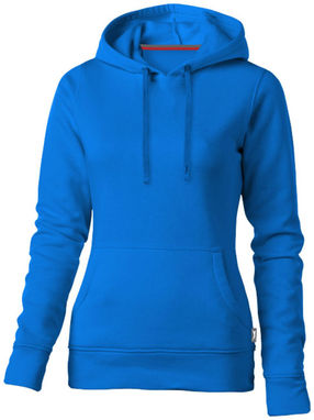 Женский свитер с капюшоном Alley, цвет небесно-голубой  размер S - 33239421- Фото №1