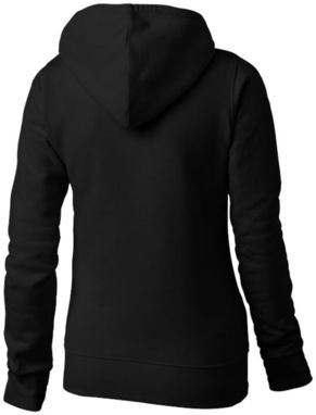 Женский свитер с капюшоном Alley, цвет сплошной черный  размер XXL - 33239995- Фото №4