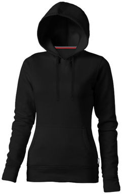 Женский свитер с капюшоном Alley, цвет сплошной черный  размер XXL - 33239995- Фото №5