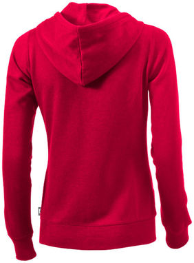 Женский свитер Open с капюшоном и застежкой-молнией на всю длину, цвет красный  размер S - 33241251- Фото №4