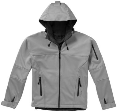 Куртка софтшел Match, цвет серый  размер S - 33306901- Фото №4