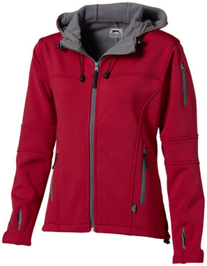 Жіноча куртка софтшел Match, колір червоний  розмір XXL - 33307255- Фото №1