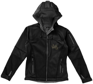 Женская куртка софтшел Match, цвет сплошной черный  размер S - 33307991- Фото №2