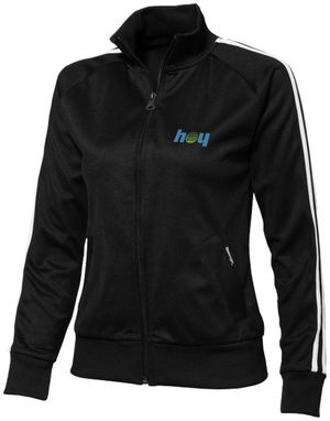 Жіночий светр Court із застібкою-блискавкою на всю довжину, колір суцільний чорний  розмір S - 33315991- Фото №2