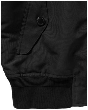 Куртка Hawk, цвет сплошной черный - 33330992- Фото №6