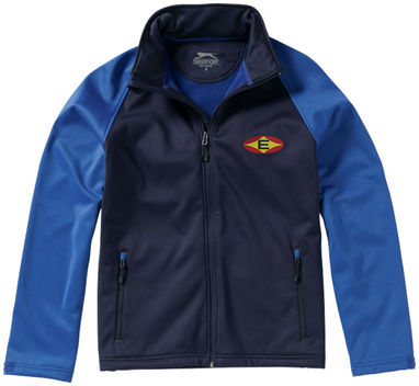 Куртка софтшел Challenger, цвет темно-синий, небесно-голубой  размер S - 33331491- Фото №4