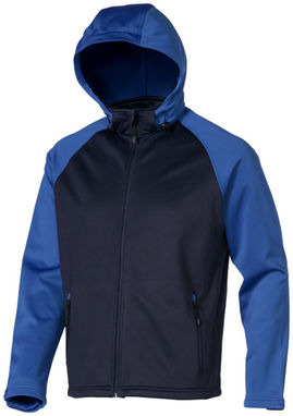 Куртка софтшел Challenger, цвет темно-синий, небесно-голубой  размер S - 33331491- Фото №9