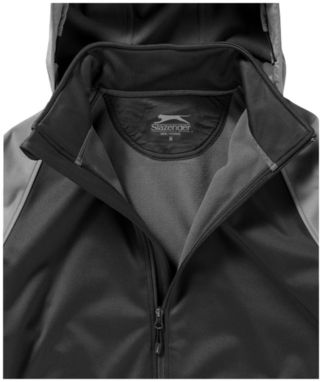 Куртка софтшел Challenger, колір сірий, суцільний чорний  розмір XXL - 33331905- Фото №10