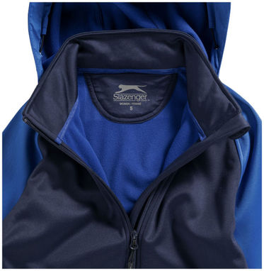 Женская куртка софтшел Challenger, цвет темно-синий, небесно-голубой  размер S - 33332491- Фото №10
