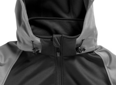 Женская куртка софтшел Challenger, цвет серый, сплошной черный  размер S - 33332901- Фото №8