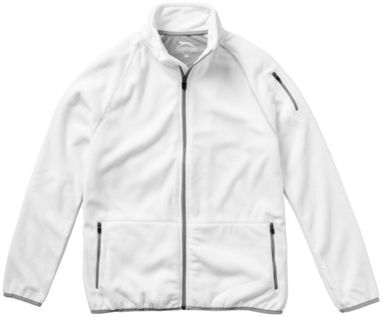 Микрофлисовая куртка Drop Shot с застежкой-молнией на всю длину, цвет белый  размер XXL - 33486015- Фото №4