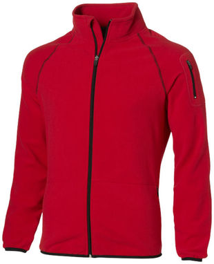 Микрофлисовая куртка Drop Shot с застежкой-молнией на всю длину, цвет красный  размер S - 33486251- Фото №1