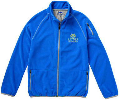Микрофлисовая куртка Drop Shot с застежкой-молнией на всю длину, цвет небесно-голубой  размер S - 33486421- Фото №2