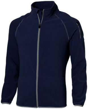 Микрофлисовая куртка Drop Shot с застежкой-молнией на всю длину, цвет темно-синий  размер XL - 33486494- Фото №1