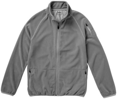 Микрофлисовая куртка Drop Shot с застежкой-молнией на всю длину, цвет серый  размер S - 33486901- Фото №4