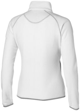 Женская микрофлисовая куртка Drop Shot с застежкой-молнией на всю длину, цвет белый  размер S - 33487011- Фото №5