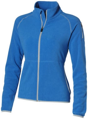 Женская микрофлисовая куртка Drop Shot с застежкой-молнией на всю длину, цвет небесно-голубой  размер L - 33487423- Фото №1