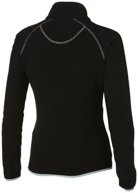 Жіноча мікрофлісова куртка Drop Shot із застібкою-блискавкою на всю довжину, колір суцільний чорний  розмір S - 33487991- Фото №5