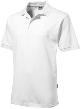 Сорочка поло з короткими рукавами Forehand, колір білий  розмір S - 33S01011- Фото №1