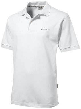 Сорочка поло з короткими рукавами Forehand, колір білий  розмір M - 33S01012- Фото №2