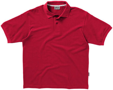 Рубашка поло с короткими рукавами Forehand, цвет темно-красный  размер M - 33S01282- Фото №3
