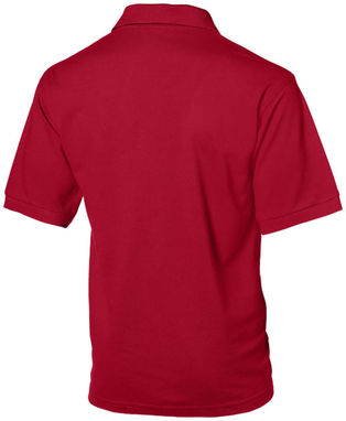 Сорочка поло з короткими рукавами Forehand, колір темно-червоний  розмір M - 33S01282- Фото №4