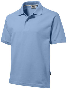 Сорочка поло з короткими рукавами Forehand, колір світло-синій  розмір S - 33S01401- Фото №1