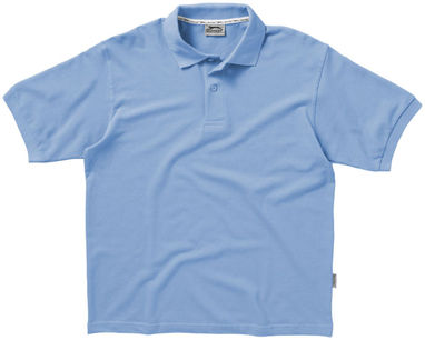 Рубашка поло с короткими рукавами Forehand, цвет светло-синий  размер S - 33S01401- Фото №4