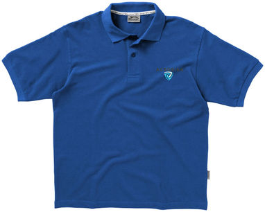 Рубашка поло с короткими рукавами Forehand, цвет синий классический  размер XXXL - 33S01476- Фото №3