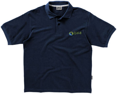 Рубашка поло с короткими рукавами Forehand, цвет темно-синий  размер S - 33S01491- Фото №2