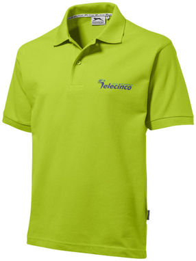 Рубашка поло с короткими рукавами Forehand, цвет зеленое яблоко  размер M - 33S01722- Фото №2