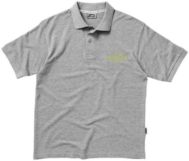 Рубашка поло с короткими рукавами Forehand, цвет серый  размер XXXL - 33S01966- Фото №2