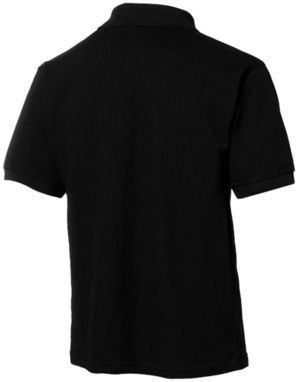 Рубашка поло с короткими рукавами Forehand, цвет сплошной черный  размер L - 33S01993- Фото №4