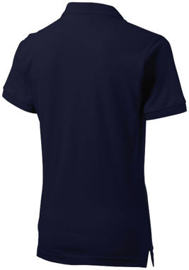 Жіноча сорочка поло з короткими рукавами Forehand, колір темно-синій  розмір S - 33S03491- Фото №5