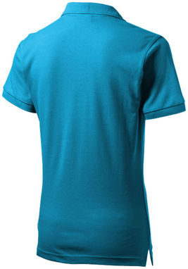 Жіноча сорочка поло з короткими рукавами Forehand, колір аква  розмір S - 33S03511- Фото №5
