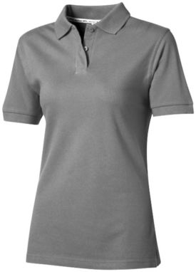 Жіноча сорочка поло з короткими рукавами Forehand, колір сірий  розмір S - 33S03901- Фото №1