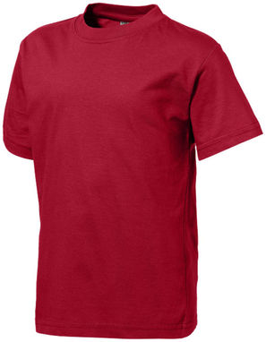 Детская футболка с короткими рукавами Ace, цвет темно-красный  размер 104 - 33S05281- Фото №1