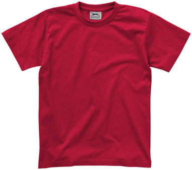 Детская футболка с короткими рукавами Ace, цвет темно-красный  размер 104 - 33S05281- Фото №4