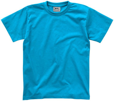 Детская футболка с короткими рукавами Ace, цвет аква  размер 128 - 33S05513- Фото №4