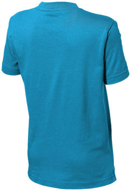 Дитяча футболка з короткими рукавами Ace, колір аква  розмір 152 - 33S05515- Фото №5