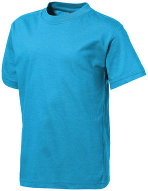 Дитяча футболка з короткими рукавами Ace, колір аква  розмір 164 - 33S05516- Фото №1