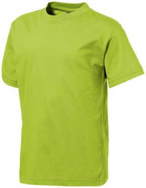 Дитяча футболка з короткими рукавами Ace, колір зелене яблуко  розмір 128 - 33S05723- Фото №1
