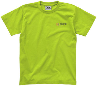 Дитяча футболка з короткими рукавами Ace, колір зелене яблуко  розмір 128 - 33S05723- Фото №3