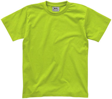 Дитяча футболка з короткими рукавами Ace, колір зелене яблуко  розмір 128 - 33S05723- Фото №4