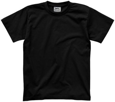 Дитяча футболка з короткими рукавами Ace, колір суцільний чорний  розмір 140 - 33S05994- Фото №3
