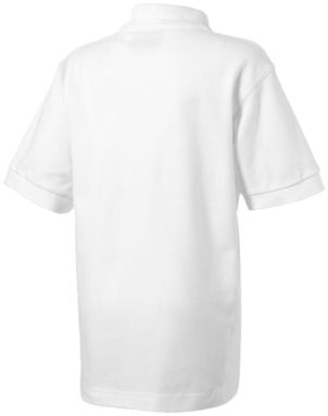 Дитяча сорочка поло з короткими рукавами Forehand, колір білий  розмір 116 - 33S13012- Фото №4
