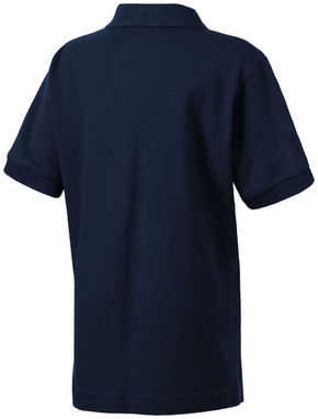 Дитяча сорочка поло з короткими рукавами Forehand, колір темно-синій  розмір 104 - 33S13491- Фото №5