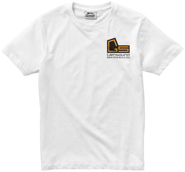 Женская футболка с короткими рукавами Ace, цвет белый  размер S - 33S23011- Фото №2