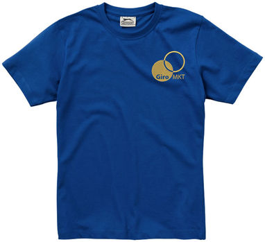 Женская футболка с короткими рукавами Ace, цвет синий классический  размер S - 33S23471- Фото №3